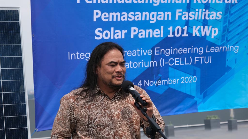 Kepala Proyek i-CELL FTUI, Prof. Dr.-Ing. Nandy Putra
