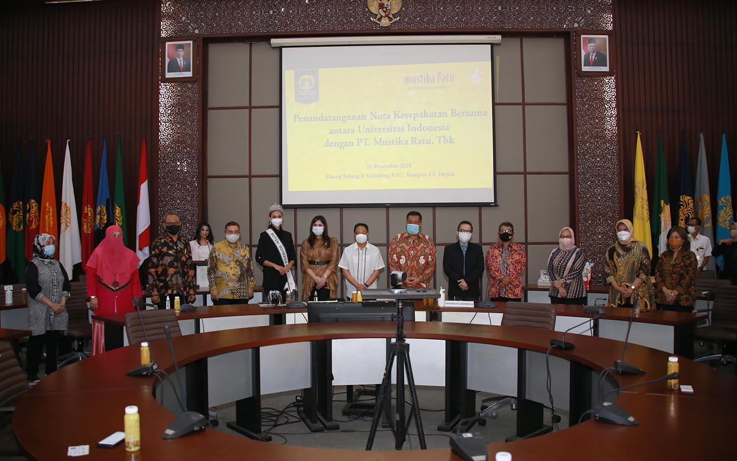 Universitas Indonesia (UI) Jalin Kerja Sama dengan Mustika Ratu (MRAT)